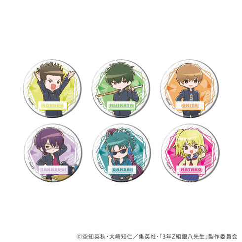 『3年Z組銀八先生』缶バッジ03/BOX(全6種)(グラフアートイラスト)